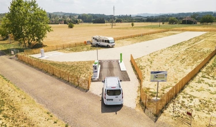Aire de camping-car de Romagnieu